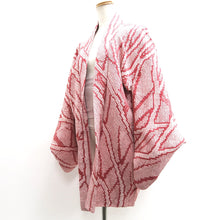 Load image into Gallery viewer, Haori Jacket Vintage(1950-1980) Reddish Pink Full Shibori Tree Silk #10168D4