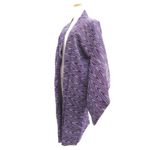 Load image into Gallery viewer, Haori Jacket Vintage(1950-1980) Purple Ryusui Botanical Silk #11010A1