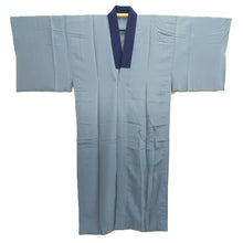 Load image into Gallery viewer, Men's Juban Vintage(1950-1980) Gray Dragon Curling Wave Silk #10445A3