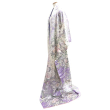 Load image into Gallery viewer, Furisode Lavender Chrysanthemum Peony Tall Silk #10301E5
