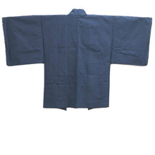 Load image into Gallery viewer, Men's Haori Vintage(1950-1980) Dark Blue Mt. Fuji Silk #10637C4