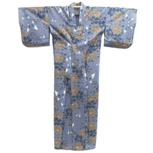 Load image into Gallery viewer, Yukata Gray Butterfly Tall Cotton #10472A5