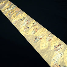 Load image into Gallery viewer, Fukuro Obi Gold Light Purple Genjimonogatari Heian Princess Silk BB340V9