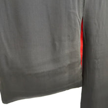 Load image into Gallery viewer, Tomesode Vintage(1920-1950) Black Crane Birds Hand painted Silk #10492B1