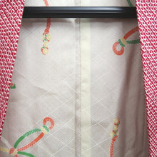 Load image into Gallery viewer, Haori Jacket Vintage(1950-1980) Red Full Shibori Peony Silk #10213E1