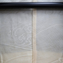 Load image into Gallery viewer, Haori Jacket Vintage(1950-1980) Black Gold Silver Curling Wave Silk #9861B2