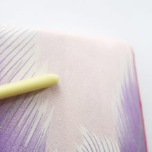 Load image into Gallery viewer, Furisode Pale Pink Peony Peacock Silk #10561B4