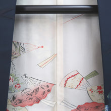 Load image into Gallery viewer, Haori Jacket Vintage(1950-1980) Navy Roketsuzome Flower Silk #10719D2