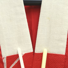 Load image into Gallery viewer, Juban Vintage(1950-1980) Red Plum blossom Silk #10502B1