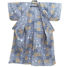 Load image into Gallery viewer, Yukata Gray Butterfly Tall Cotton #10472A5