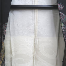 Load image into Gallery viewer, Haori Jacket Vintage(1950-1980) Black Gold Silver Wave Silk #10980F3