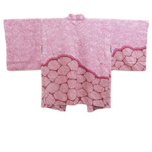 Load image into Gallery viewer, Haori Jacket Vintage(1950-1980) Pale Purple Magenta Full Shibori Wave Silk #10800D5
