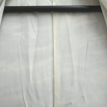 Load image into Gallery viewer, Kimono Vintage(1950-1980) Black Gray Storm Curling Wave Silk #10776D4