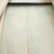 Load image into Gallery viewer, Furisode Pale Yellow Green Light Blue Peacock Tall Silk #10551B4