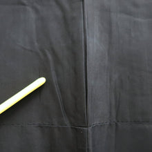 Load image into Gallery viewer, Men's Kimono Vintage(1950-1980) Black Montsuki Silk #10459A4