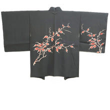 Load image into Gallery viewer, Haori Jacket Vintage(1950-1980) Black Branch Silk #10810E1