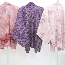Load image into Gallery viewer, Bundle 12pcs Silk Vintage Full Shibori Haori Wholesale Bulk Free Shipping #726