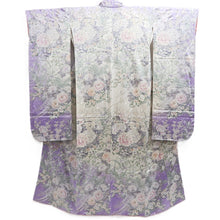 Load image into Gallery viewer, Furisode Lavender Chrysanthemum Peony Tall Silk #10301E5