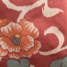 Load image into Gallery viewer, Haori Jacket Vintage(1920-1950) Red Meisen Camellia Karakusa Silk #11030A2