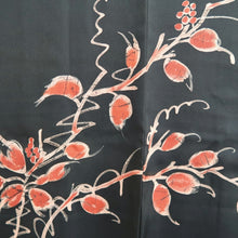 Load image into Gallery viewer, Haori Jacket Vintage(1950-1980) Black Branch Silk #10810E1