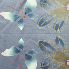 Load image into Gallery viewer, Yukata Gray Butterfly Tall Cotton #10472A5