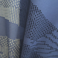 Load image into Gallery viewer, Haori Jacket Blue Sheer Folding Fan Silk #10900E5