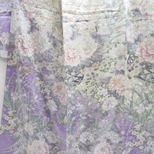 Load image into Gallery viewer, Furisode Lavender Chrysanthemum Peony Tall Silk #10301E5