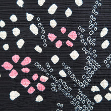 Load image into Gallery viewer, Haori Jacket Vintage(1950-1980) Black Shibori Tree Silk #9736A2