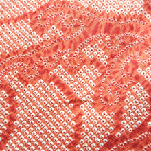 Load image into Gallery viewer, Haori Jacket Vintage(1950-1980) Light Red Full Shibori Curling Wave Silk #10569B5