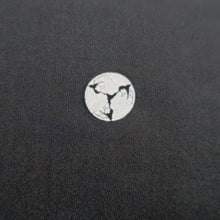 Load image into Gallery viewer, Tomesode Vintage(1920-1950) Black Crane Birds Hand painted Silk #10492B1