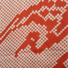 Load image into Gallery viewer, Juban Vintage(1950-1980) Red Crane Birds Silk #10363F4