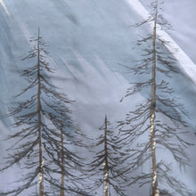 Load image into Gallery viewer, Men's Haori Vintage(1950-1980) Dark Blue Mt. Fuji Silk #10637C4