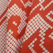 Load image into Gallery viewer, Juban Vintage(1950-1980) Red Crane Birds Silk #10363F4