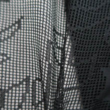 Load image into Gallery viewer, Haori Jacket Vintage(1950-1980) Black See-Through Rangiku Silk #10228E2