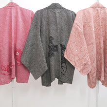 Load image into Gallery viewer, Bundle 12pcs Silk Vintage Full Shibori Haori Wholesale Bulk Free Shipping #762