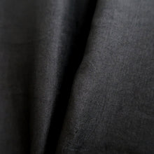 Load image into Gallery viewer, Men's Haori Vintage(1950-1980) Black Montsuki Silk #10420A2