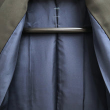 Load image into Gallery viewer, Men's Kimono Black Montsuki Silk #10460A4