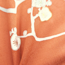 Load image into Gallery viewer, Kimono Vermillion Plum blossom Branch Tall Silk #10520B2