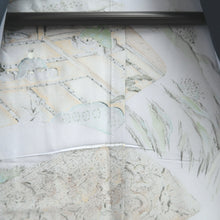Load image into Gallery viewer, Men's Juban Gray Landscape Silk #10871E4