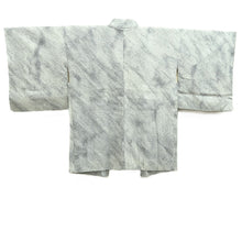 Load image into Gallery viewer, Haori Jacket Vintage(1950-1980) Gray Shibori Gradation Silk #10600C2