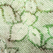 Load image into Gallery viewer, Haori Jacket Vintage(1950-1980) Light Green Full Shibori Flower Silk #10214E1