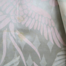 Load image into Gallery viewer, Haori Jacket Vintage(1950-1980) Black Gold Silver Floral pattern Silk #10931F1