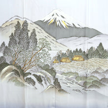 Load image into Gallery viewer, Men's Juban Blueish Gray Landscape Silk #10661C5