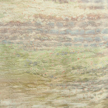 Load image into Gallery viewer, Haori Jacket Vintage(1950-1980) Blue Green Pink Abstract art Silk #9894B3