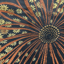 Load image into Gallery viewer, Haori Jacket Vintage(1950-1980) Black Gold Chrysanthemum Silk #9752A3