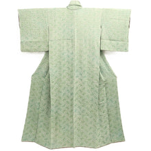 Load image into Gallery viewer, Kimono Green Shibori Silk #10531B3