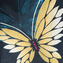 Load image into Gallery viewer, Yukata Grayish Black Butterfly Cotton #10745D3