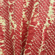 Load image into Gallery viewer, Haori Jacket Vintage(1950-1980) Red Pale Yellow Full Shibori Silk #10831E2