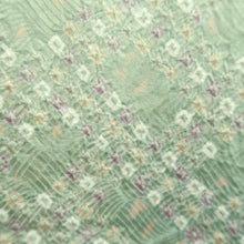 Load image into Gallery viewer, Kimono Green Shibori Silk #10531B3