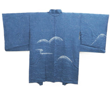 Load image into Gallery viewer, Haori Jacket Blue Deer Mountain Silk #10690D1